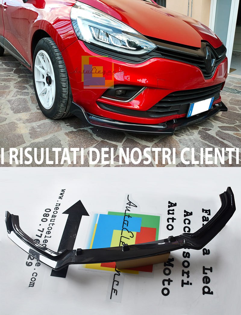 💕Splitter Renault clio 4 nero lucido 💕