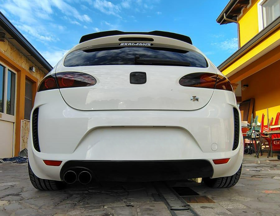 💕Spoiler ala aggiuntiva per seat leon 1P nero lucido  💕