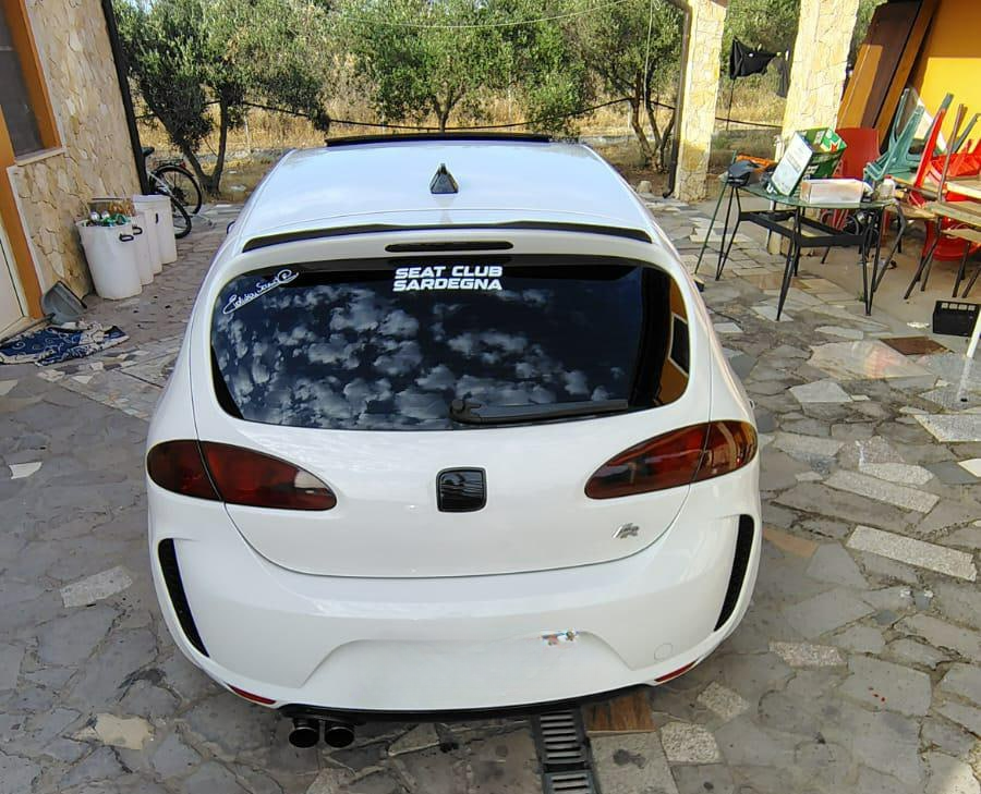 💕Spoiler ala aggiuntiva per seat leon 1P nero lucido  💕