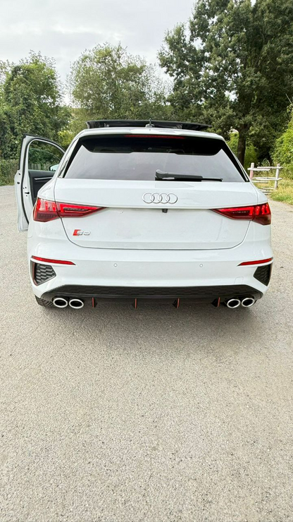 💕DIFFUSORE ADATTO PER A3 8Y 2020+ SPORTBACK LOOK S3 PER PARAURTI SLINE 💕
