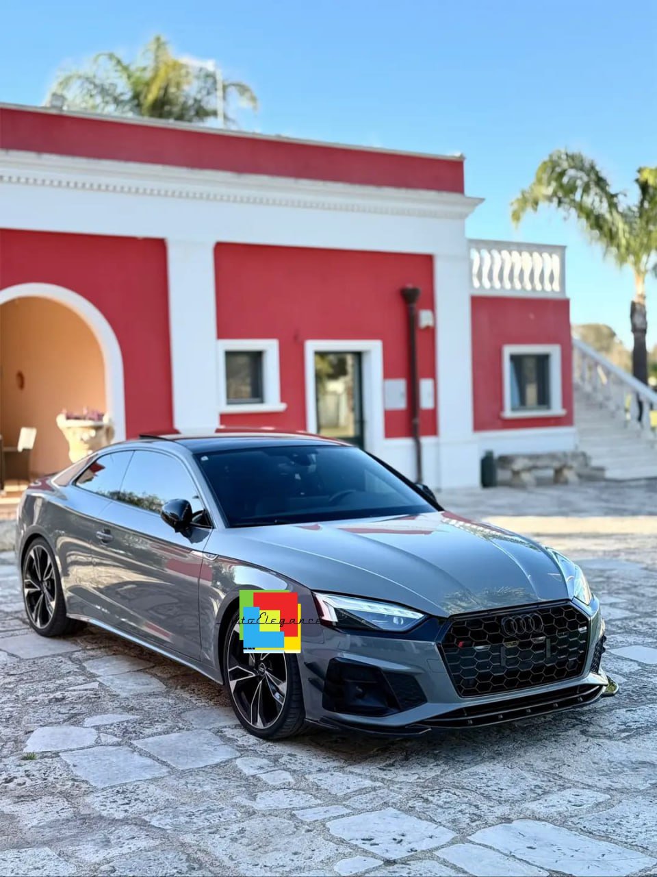 💕ART. 1904 SPLITTER A5 F5 2019+ SLINE S5 LIFT NERO LUCIDO💕