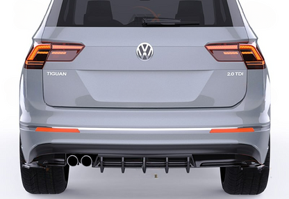 💕Flaps  adatto  per VW Tiguan Mk2 2016+, R/R Line V1 Style Nero  Lucido💕
