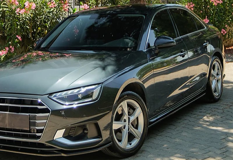💕FS01-0189  Splitter Audi A4 B9 FL 2019+ Bumper Front A Plus nero lucido 💕