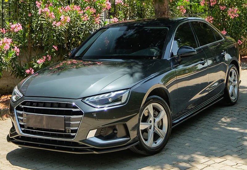 💕FS01-0189  Splitter Audi A4 B9 FL 2019+ Bumper Front A Plus nero lucido 💕