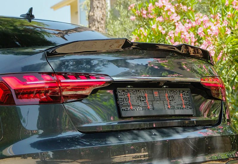 💕SP20-00 Spoiler Audi A4 B9 FL 2019  Spoiler A Plus Std. Line V1 nero lucido💕