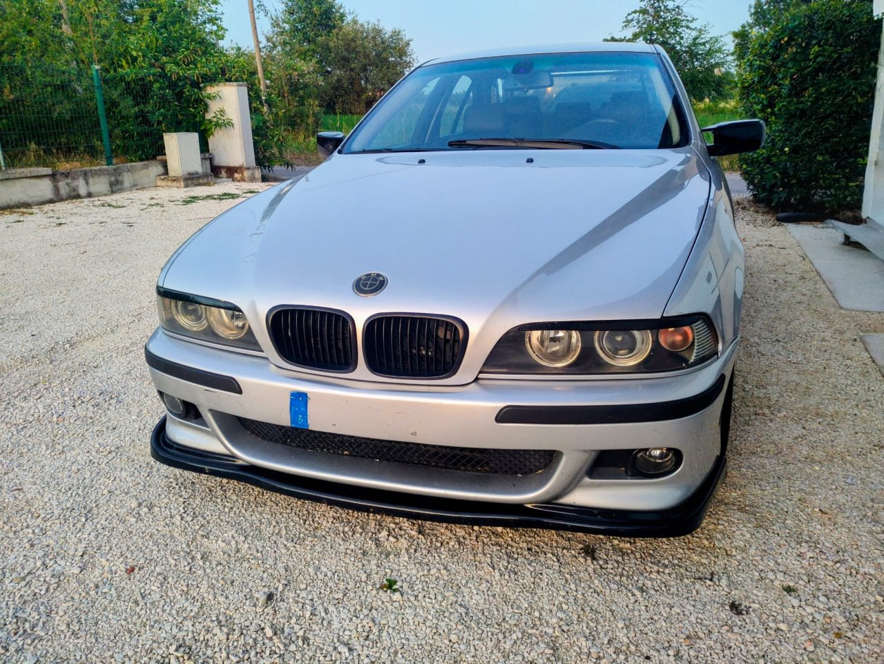 💕ART. 0489 SPLITTER SERIE 5 E39 1995-2003 M / M-TECH NERO LUCIDO 💕