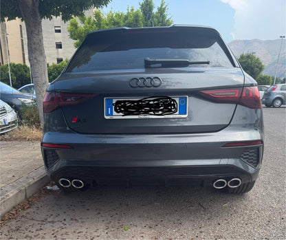 💕ART. 1085 DIFFUSORE A3 8Y 2020-2024 SPORTBACK BERLINA LOOK S3 PER PARAURTI 💕