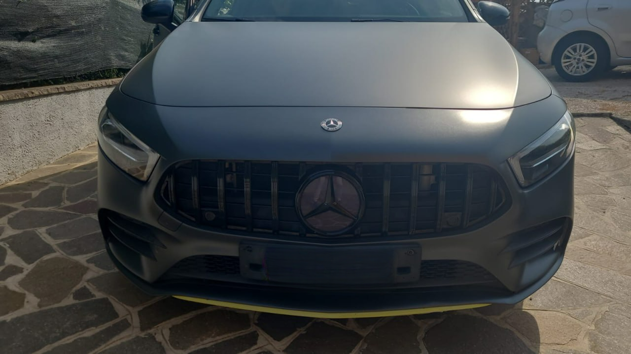 💕ART. 0032 GRIGLIA CLASSE A W177  AMG LOOK GT NERA SENZA CAMERA 💕