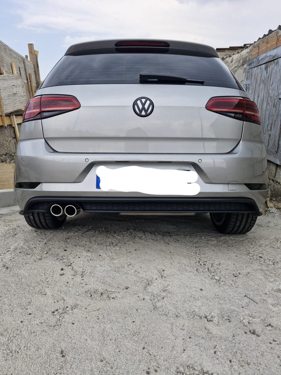 💕ART.0938 DIFFUSORE SOTTO PARAURTI VW GOLF VII DAL 2017💕