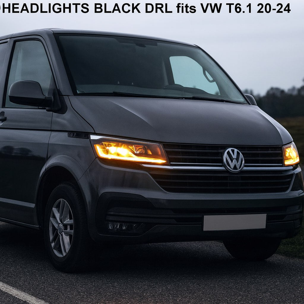 💕FARI A LED NERO DRL adatto a VW T6.1 20-24💕