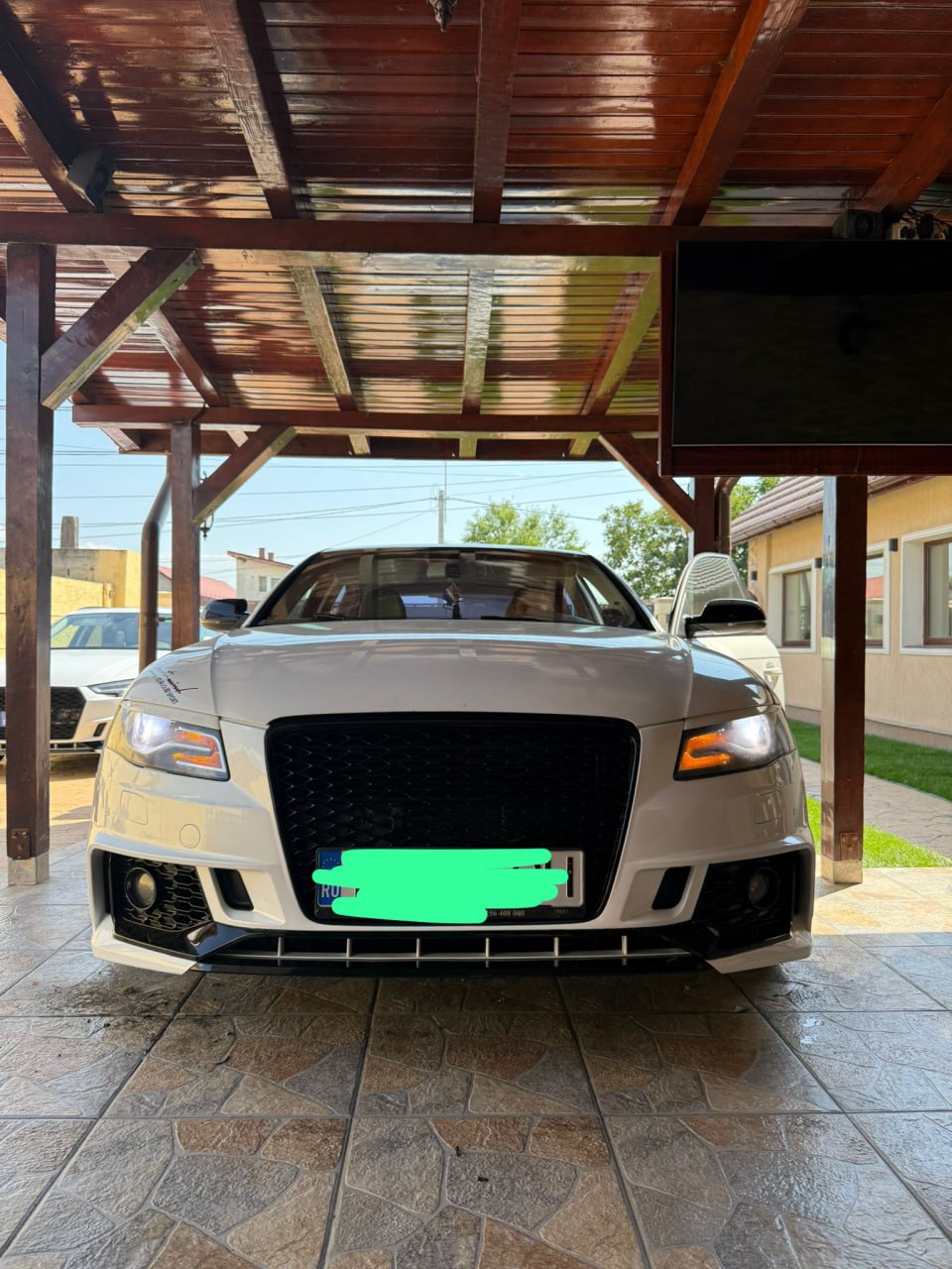 💕ART. 1955 PARAURTI RS4 ANTERIORE A4 B8 2007-2011 LOOK RS4💕