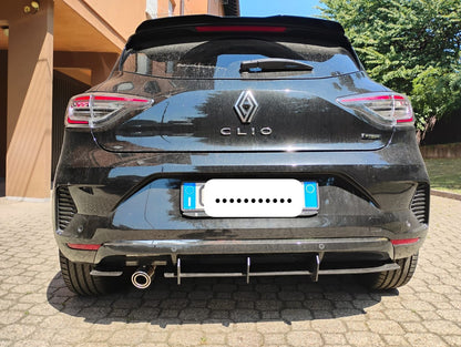 💕ART. 1186 FLAP DIFFUSORE RENAULT  CLIO 5 2019+ LOOK AERO NERO💕