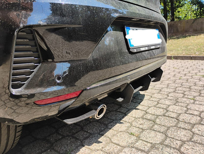 💕ART. 1186 FLAP DIFFUSORE RENAULT  CLIO 5 2019+ LOOK AERO NERO💕
