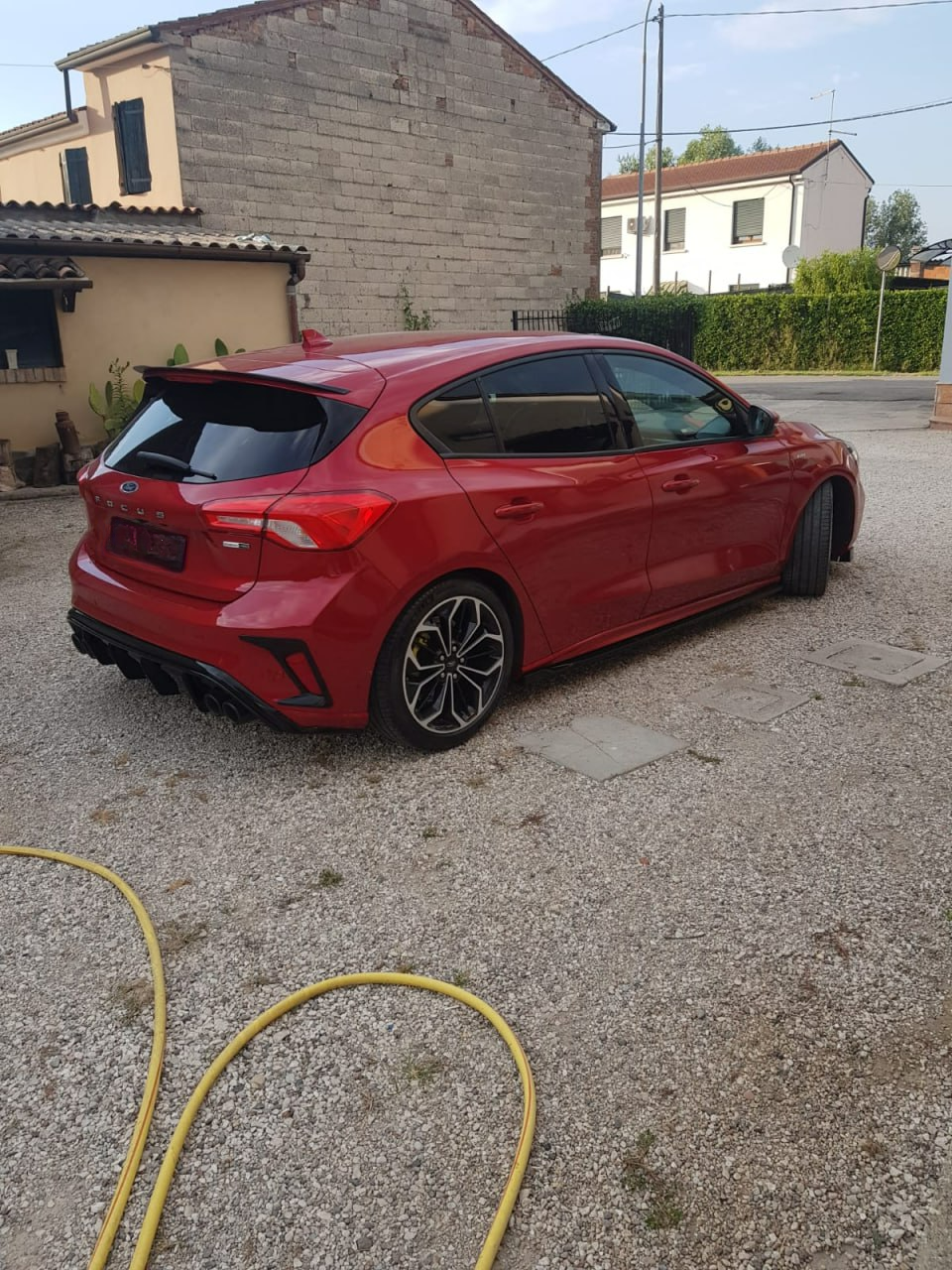 💕ART. 1479 SOTTO MINIGONNE FORD  FOCUS MK4 2019+ ST / ST-Line NERO LUCIDO💕