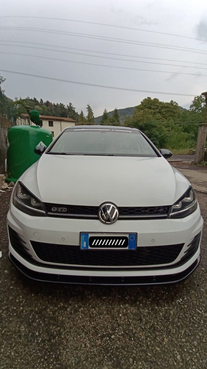 ART. 0160 SPLITTER GOLF 7 GTI 2012-2016 NERO LUCIDO