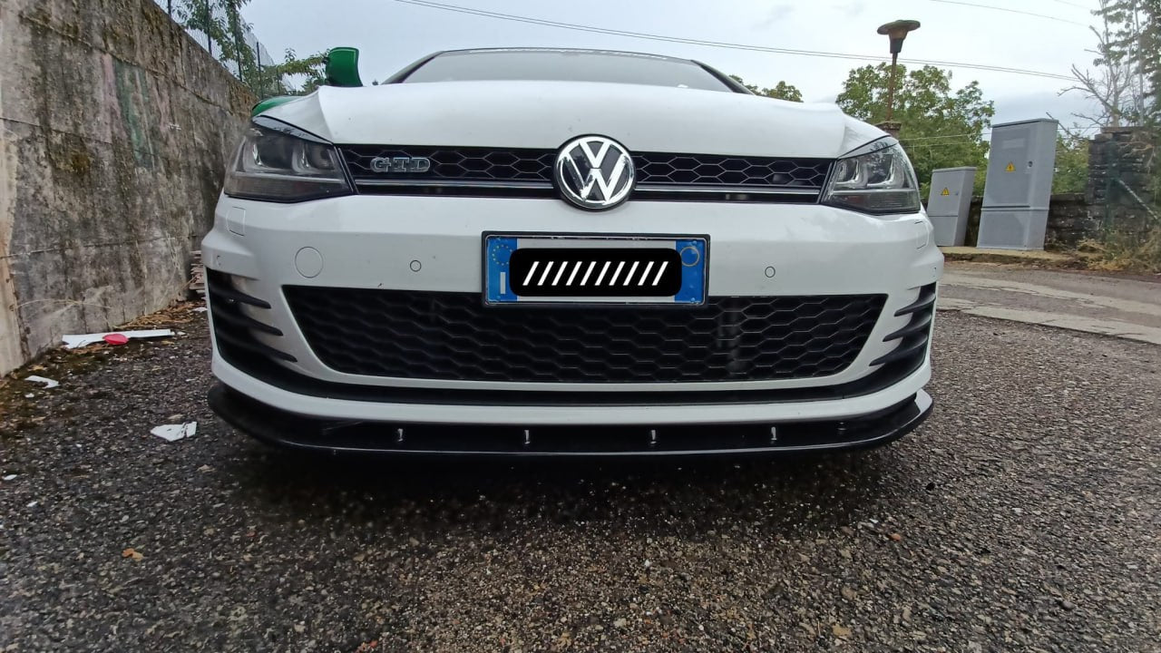 ART. 0160 SPLITTER GOLF 7 GTI 2012-2016 NERO LUCIDO
