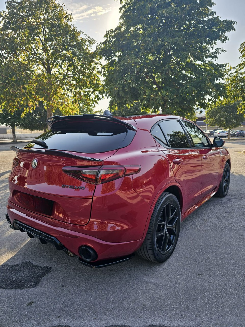 ART.2039 DIFFUSORE STELVIO 949 2016-2020 NERO LUCIDO