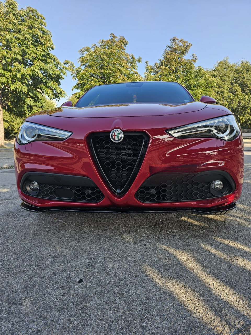 ART. 0233 SPLITTER STELVIO 2016+ NERO LUCIDO