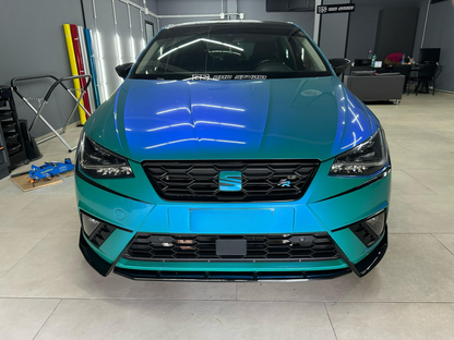 ART. 0031 SPLITTER  SEAT  IBIZA 6J FR 2017+ NERO LUCIDO (3 PEZZI)