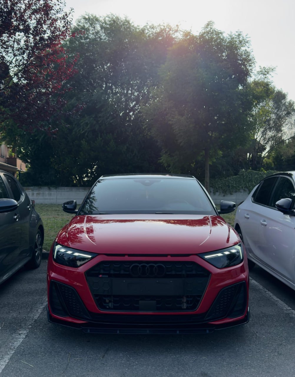 ART. 0037 SPLITTER 3 PEZZI AUDI  A1 SPORTBACK