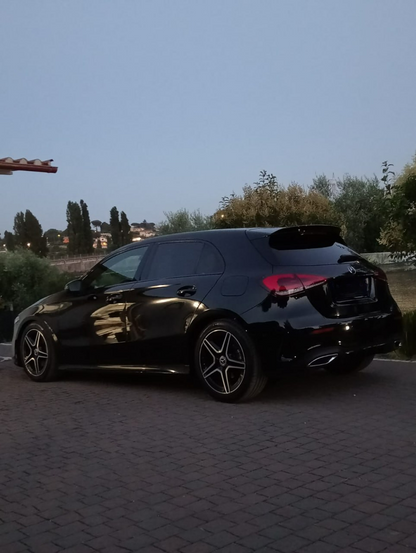ART. 0096 SPOILER  MERCEDES CLASSE A W177 LOOK A35 NERO LUCIDO
