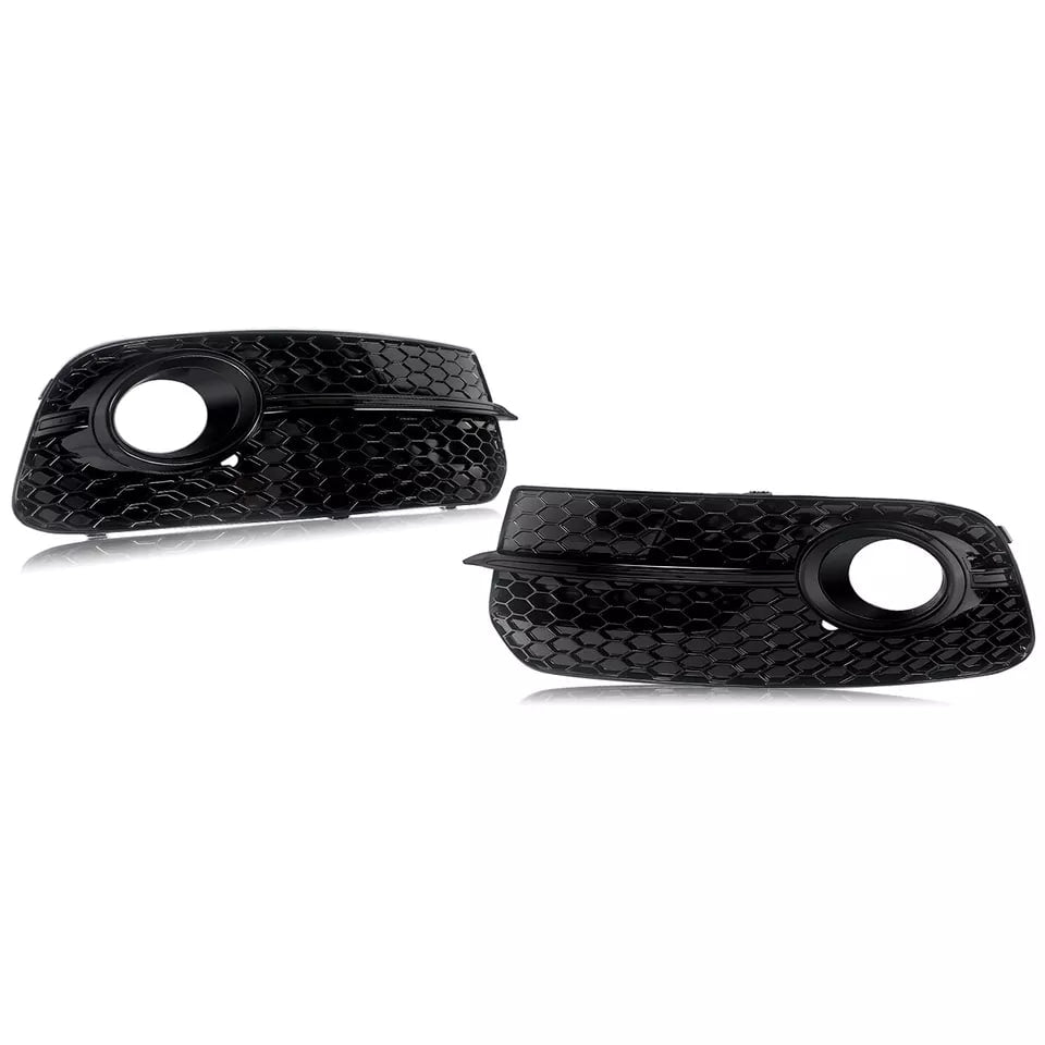 ART.2497 GRIGLIE FENDINEBBIA  Audi  Q5 8R  STANDARD LOOK SQ5 NERO LUCIDO