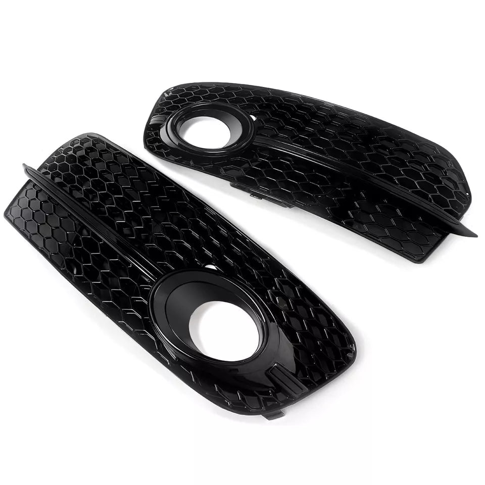 ART.2497 GRIGLIE FENDINEBBIA  Audi  Q5 8R  STANDARD LOOK SQ5 NERO LUCIDO