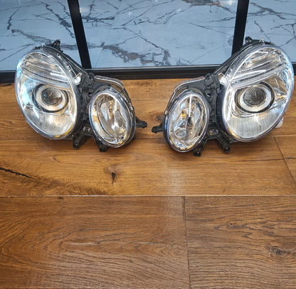 💕ART.2499 FARI ANTERIORI MERCEDES CLASSE E W211 2002-2009 XENON + ANGEL💕