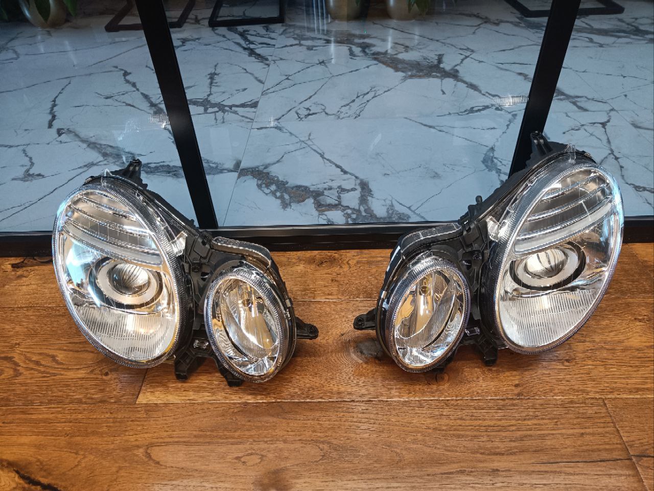 💕ART.2499 FARI ANTERIORI MERCEDES CLASSE E W211 2002-2009 XENON + ANGEL💕