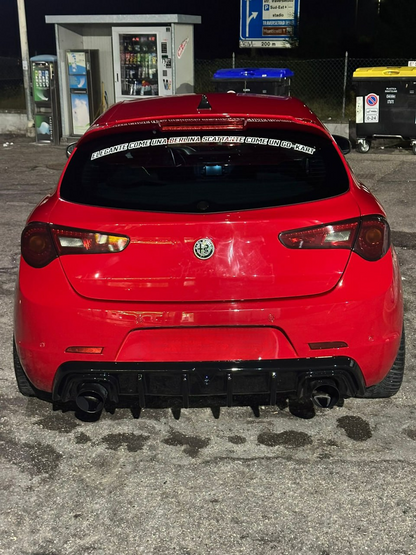ART. 1924 DIFFUSORE ALFA  ROMEO GIULIETTA NERO LUCIDO LOOK TUNING