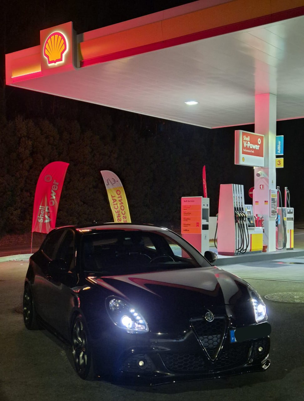 ART. 1842 SPLITTER GIULIETTA 2010-2020 NERO LUCIDO