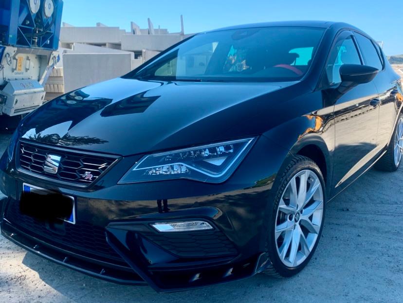 ART. 0008 SPLITTER  SEAT LEON 5F FL 2017-2020 FR LOOK LENZ DESIGN 3 PEZZI