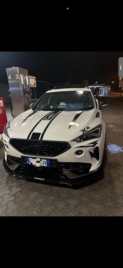 ART. 1807 SPLITTER CUPRA FORMENTOR 2020+ CUSTOM SE NERO LUCIDO