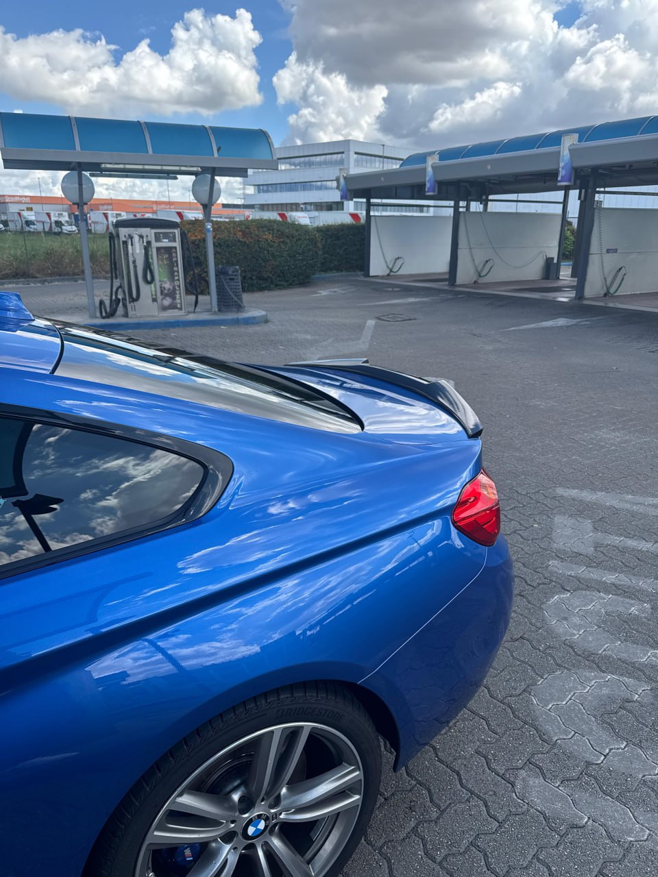 ART. 0574 SPOILER BMW SERIE 4 F32 COUPE LOOK M4 NERO LUCIDO