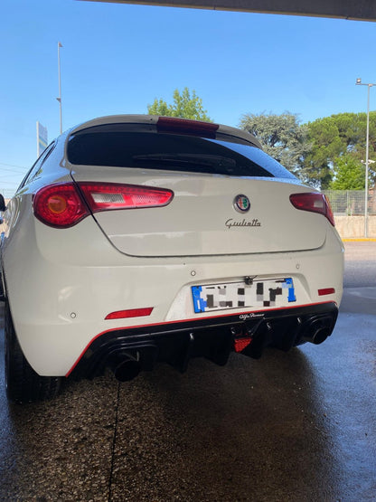 ART. 1924 DIFFUSORE ALFA ROMEO  GIULIETTA NERO LUCIDO LOOK TUNING