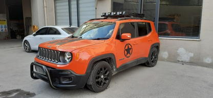 ART.2768 BGF-UDS0001MB Bullbar Anteriore Protezione Jeep Renegade 2014+ Nero