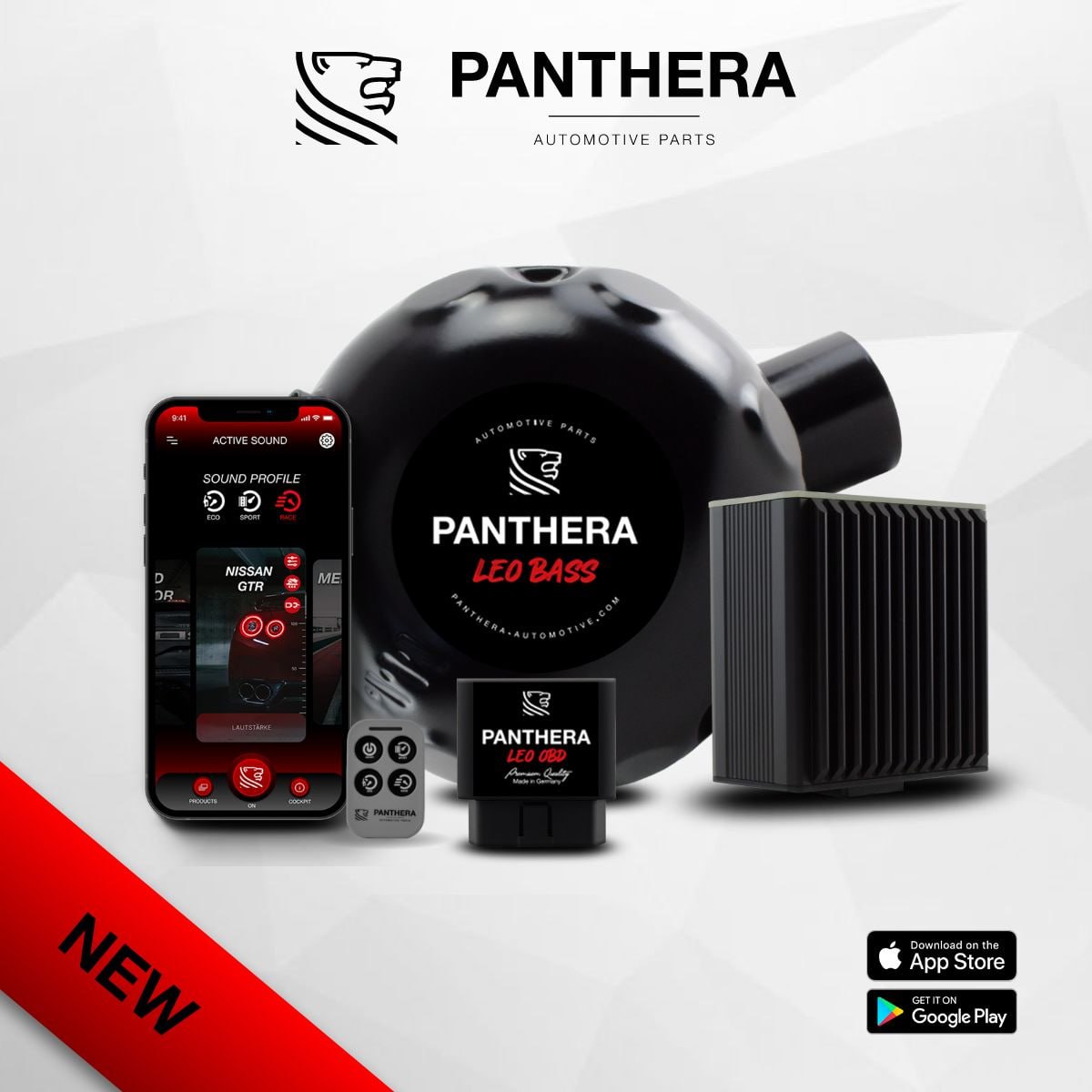 💥 ART.2672 PANTHERA SOUND SYSTEM ADATTO PER  MERCEDES-AMG C 43 W206💥