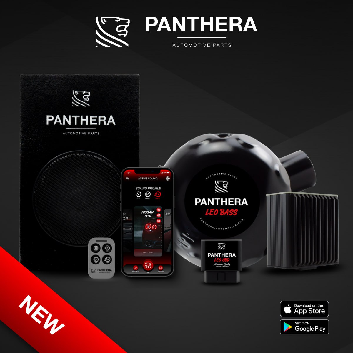 💥 ART.2672 PANTHERA SOUND SYSTEM ADATTO PER  MERCEDES-AMG C 43 W206💥