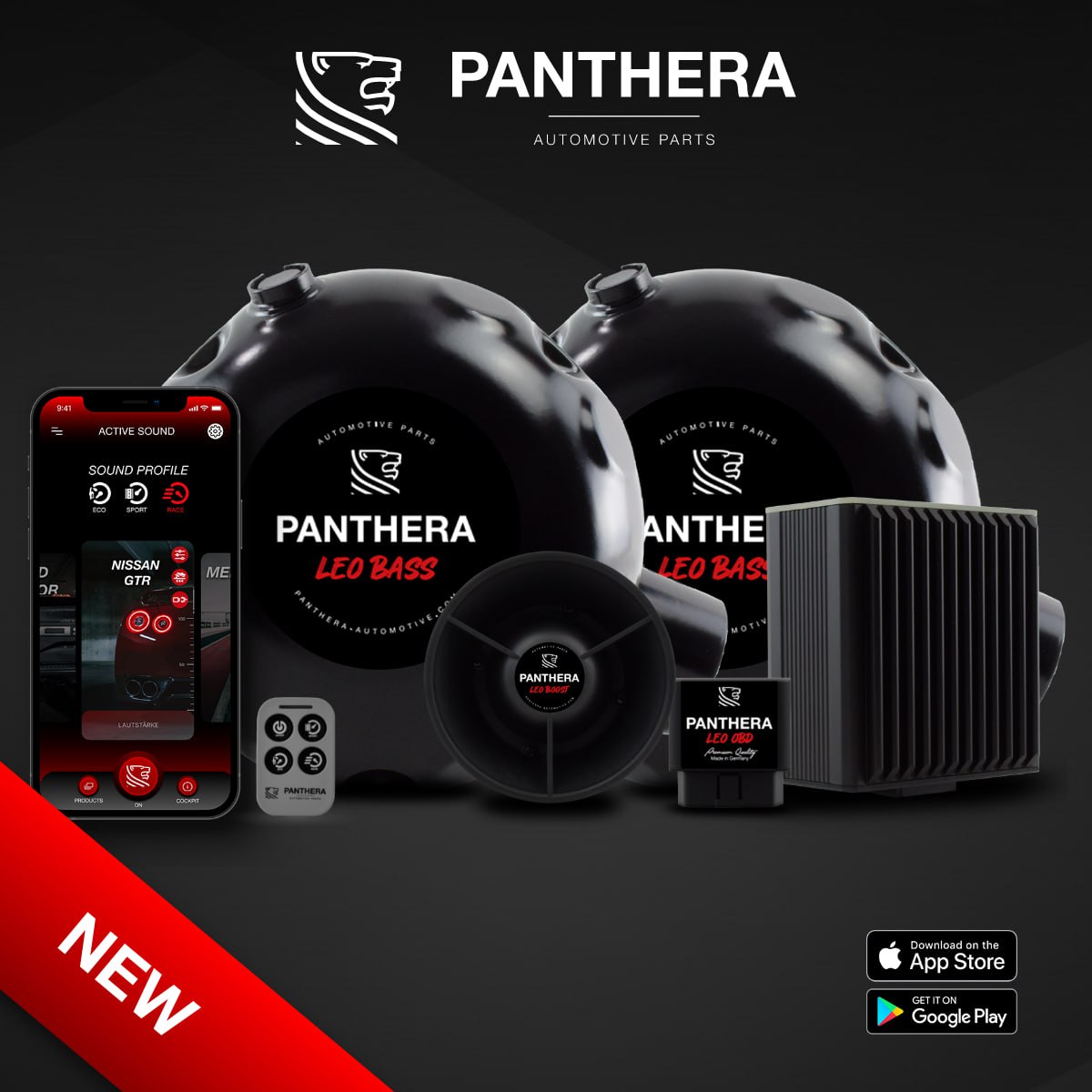 💥ART.2672 PANTHERA SOUND SYSTEM ADATTO PER VOLKSWAGEN TOUAREG MK2 💥