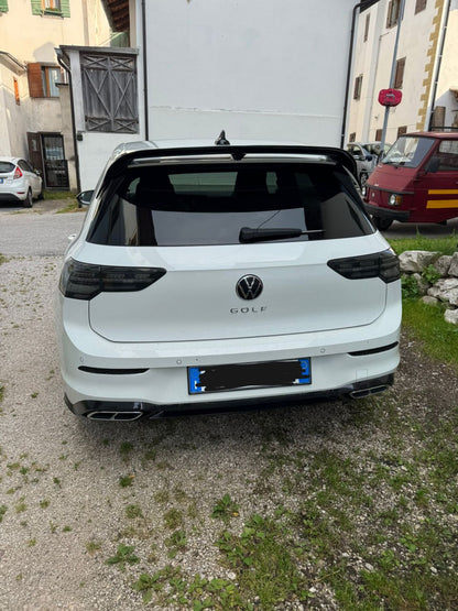 ART. 0673 SPOILER GOLF 8 LOOK R NERO LUCIDO