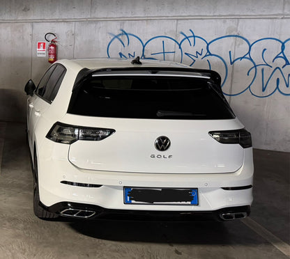 ART. 0673 SPOILER GOLF 8 LOOK R NERO LUCIDO