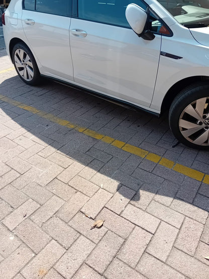 ART. 0264 MINIGONNE  VW GOLF 8 VIII 2019+ LOOK GTI NERO LUCIDO