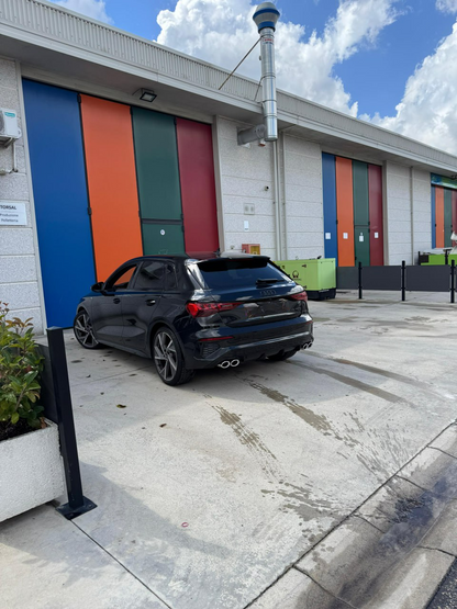 ART. 1085 DIFFUSORE AUDI A3 8Y 2020-2024 SPORTBACK BERLINA LOOK S3