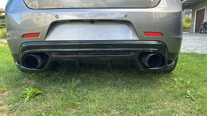 ART. 0405 DIFFUSORE ALFA  ROMEO  GIULIETTA LOOK QUADRIFOGLIO NERO LUCIDO