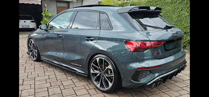 ART.2227 SOTTO MINIGONNE AUDI A3 8Y S3 2020-2024 NERO LUCIDO