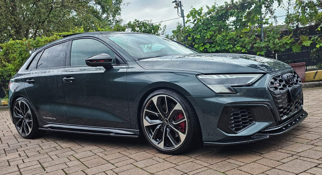 ART.2227 SOTTO MINIGONNE AUDI A3 8Y S3 2020-2024 NERO LUCIDO