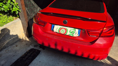 ART. 0574 SPOILER BMW SERIE 4 F32 COUPE LOOK M4 NERO LUCIDO