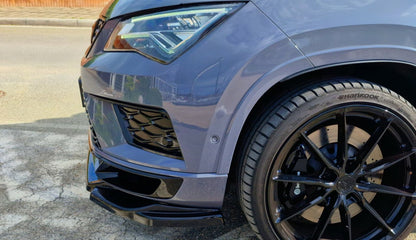 ART.1341 SPLITTER CUPRA ATECA MK1 2018-2024 NERO LUCIDO