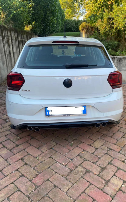 ART. 0774 DIFFUSORE VW POLO AW1 2017-2022 LOOK GTI NERO LUCIDO