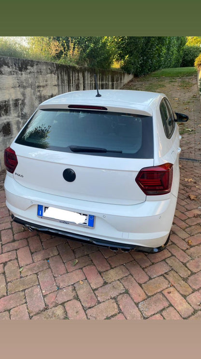 ART. 0774 DIFFUSORE VW POLO AW1 2017-2022 LOOK GTI NERO LUCIDO